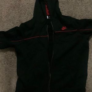 Black and red Nike Jacket